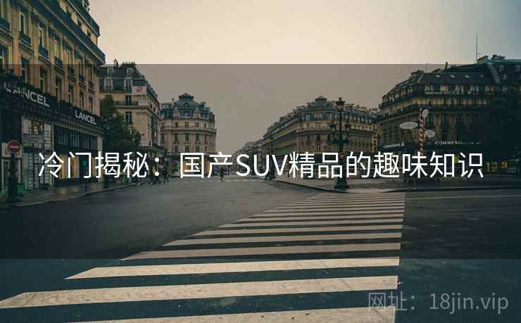 冷门揭秘：国产SUV精品的趣味知识