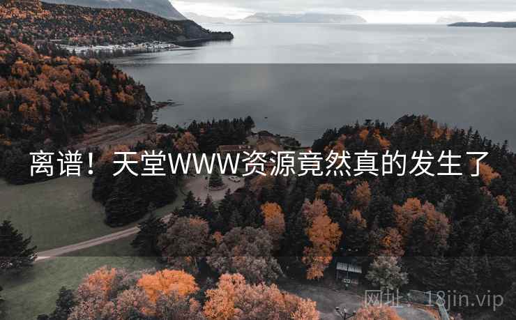 离谱！天堂WWW资源竟然真的发生了  第2张