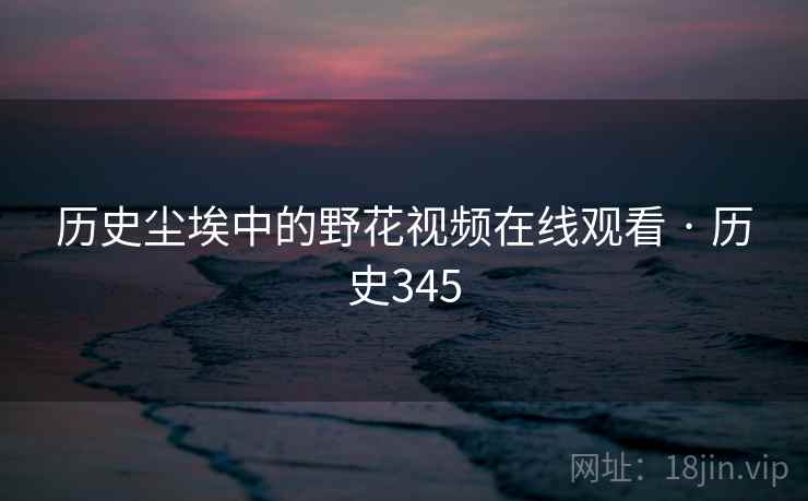 历史尘埃中的野花视频在线观看 · 历史345  第2张